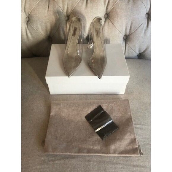 NIB $760 YEEZY SEASON 7 TRANPARENT BOMBA DE PVC TEMPORADA PUMPS SZ US 5 IT 35 - Picture 3 of 14